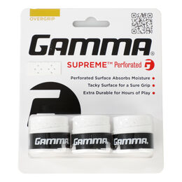 Gamma Gamma Übergriffband Supreme Perforated Overgrip 3er-Pack Schwarz